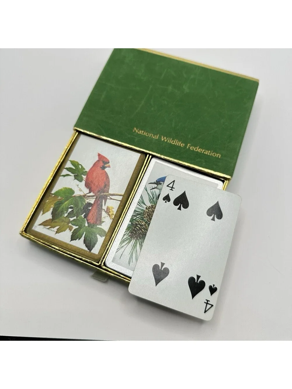 Vintage National Wildlife Federation Playing Cards Sealed Cardinal Chickadee